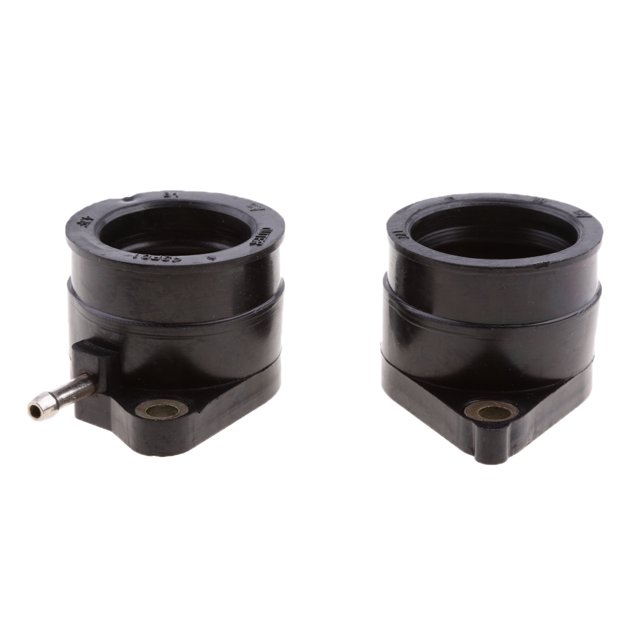 2pcs Colector de Admisión Carburador Pieza Reemplazo para Motocicleta SM SunniMix Bota de colector de admisión