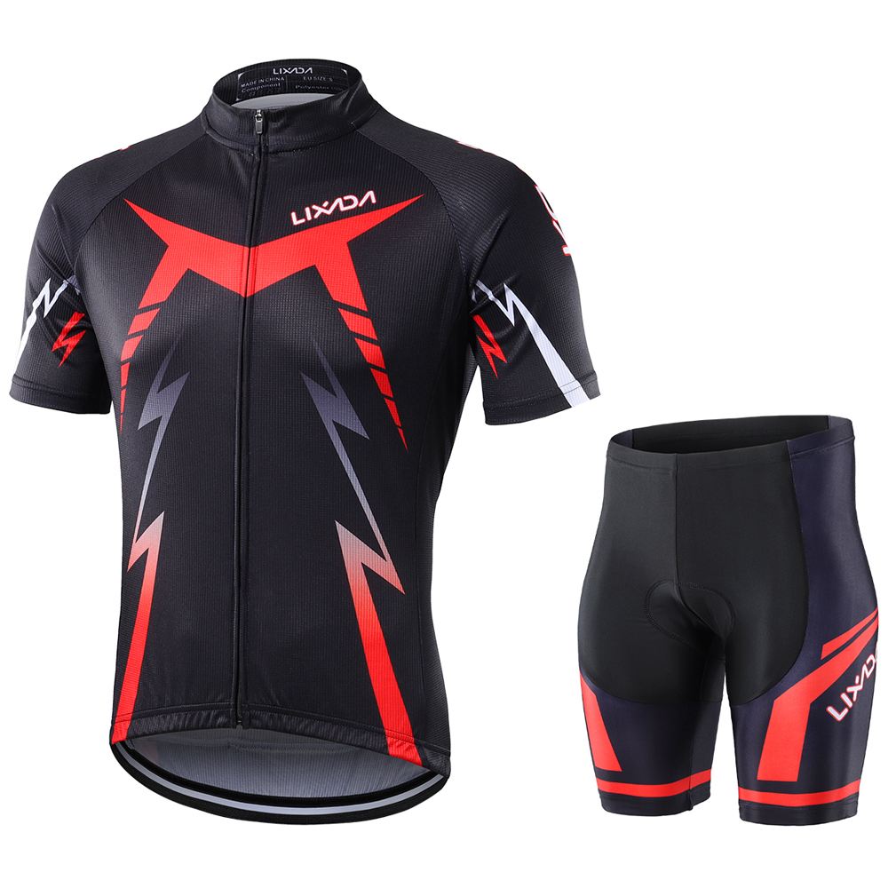 Details about / Man Cycling Jersey Jerseys Red Shirts Riding Women Short Sleeve S M L XL 2X Size