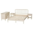 thumbnail image 3 of Baxton Studio Braith Farmhouse Bedroom Set, King, Ivory, 3 of 12
