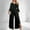 Black, variant on MSJUHEG Sequin Jumpsuit,One Piece Jumpsuits for Women,Beach Outfits for Women,Petite Jumpsuits for Women,Slit Sequin Solid Elegant Wide Leg Jumpsuit,Jumpsuit Scrubs for Women Black L