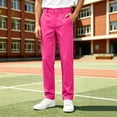 thumbnail image 3 of OGLCCG Boys School Uniform Pants Pull-On Straight Leg Dress Pants Flat Front Performance Pants, Sizes 7-8, 3 of 9