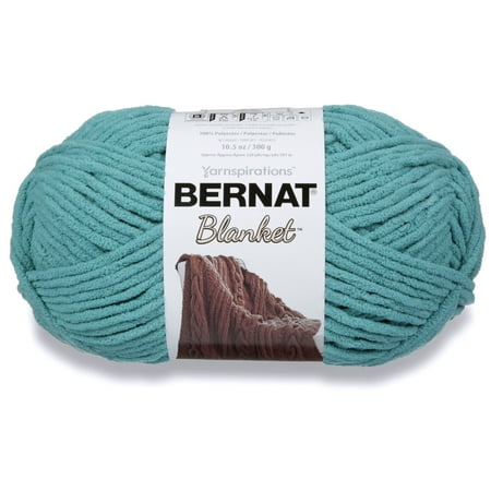 UPC: 0057355380974 | Bernat Blanket 6 Super Bulky Polyester Yarn Light Teal 10.5oz/300g 220 Yards