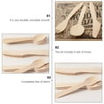 thumbnail image 6 of Dytern Birthday 12Pcs Wooden Disposable Cutlery Set Spoons Knives Forks Party Utensil Supplies, 6 of 10