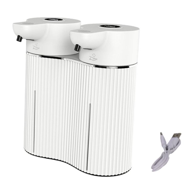 Dispensador de jabón automático doble perfecl para baño Recargable por USB