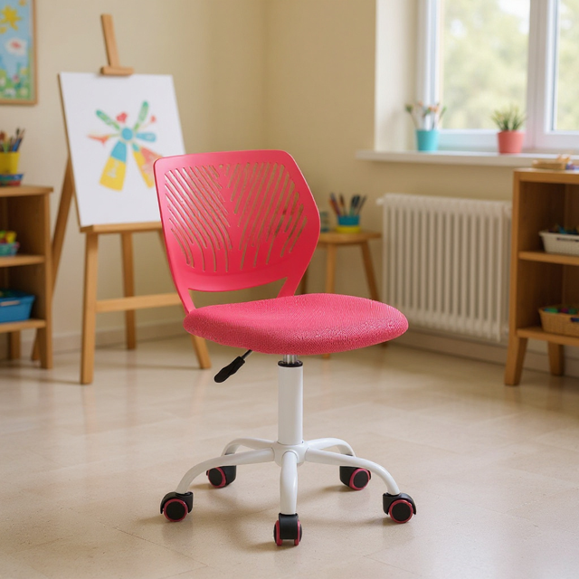 Homy Casa Ergonomic Classroom Stool Adjustable Swivel with Height Control and Rolling Base for Art Room Teaching Studio and Creative Learning Spaces
