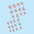 thumbnail image 3 of Christmas Decoration Fofosbeauty False Nails, Coffin Press on Nails Tips Design,French Snowflake, 3 of 8