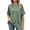 Green-A-60602aa, variant on S-6XL Plus Size Womens Tunic Tops Crew Neck Short Sleeve Shirts for Women Hide Belly Summer Vacation Pink Womens Tops