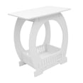 thumbnail image 2 of Mesita de noche para la mesa auxiliar Decoración del hogar del hogar Moderno Descripción del café Estante de almacenamiento para el salón del salón Altura 40 cm, 2 of 8