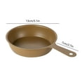 thumbnail image 5 of Viflosae Skillet Cooking Pans Saute Pan Stainless Steel Skillet Tray With Handle Stainless Steel Camping Hiking Portable Tableware Picnic Mini Dinner Tray for Eggs, 5 of 9