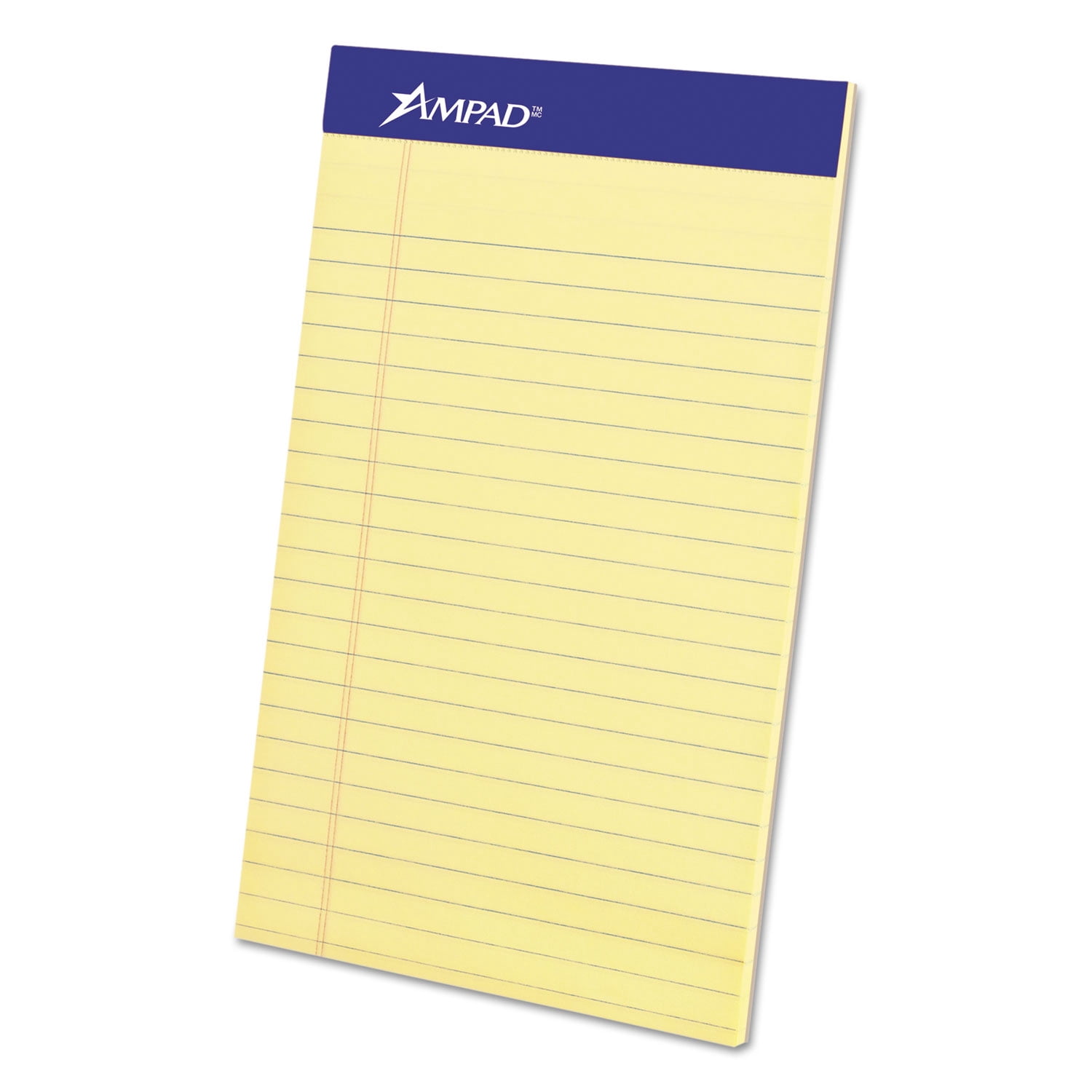 Ampad Perforated Writing Pad 8 1/2 x 11 3/4 White 50 Sheets Dozen. 20320