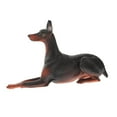 thumbnail image 1 of Realistic Pinscher Dog Figurine Decorative Statue Craft Model Desktop Ornament for Home, 1 of 7