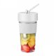 thumbnail image 1 of Exprimidor de frutas eléctrico, licuadora inalámbrica, mezclador de jugo, exprimidor portátil con pajita, carga Usb para el hogar, taza de jugo de regalo de 6 hojas, 1 ud., 1 of 5
