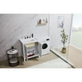 thumbnail image 4 of Stufurhome Hathaway 30 in. x 34 in. White Engineered Wood Laundry Sink, 4 of 5