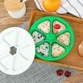 thumbnail image 2 of Kit de moldes para arroz bento 6 en 1, prensa de sushi sin BPA para rollos de algas, molde triangular japonés para onigiri, ideal para preparar comida en casa o para fiestas., 2 of 8