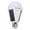 Silver, variant on Solar Light Bulbs Emergency Solar Rechargeable Light Bulbs Outdoor Camping Lamps For Tent Portable LED Light Bulb For Night Emergency Power Outage And Outside Rice Lights Battery Operated with Outdoor