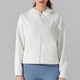 thumbnail image 1 of Chaquetas y prendas de vestir casuales con capucha de manga larga para mujer, color sólido, cuello redondo, traje de yoga ajustado de manga larga, camiseta con rosca, camiseta de manga corta con cuell, 1 of 5