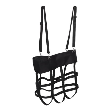 FOMIYES Horse Fan Hanging Bag Box Fan Holder Black Polyester 1Pack