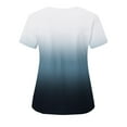 thumbnail image 3 of cocolona Womens Nursing Scrubs Tops Working Uniform Short Sleeve V Neck Workwear T-Shirts with Pockets, 3 of 3