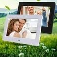 thumbnail image 4 of Hweilai 7 Inch Digital Photo Frame (White), Electronic Photo Album, USB Video Player, Multi-Function Digital Photo Frame, Portable Display, 4 of 5