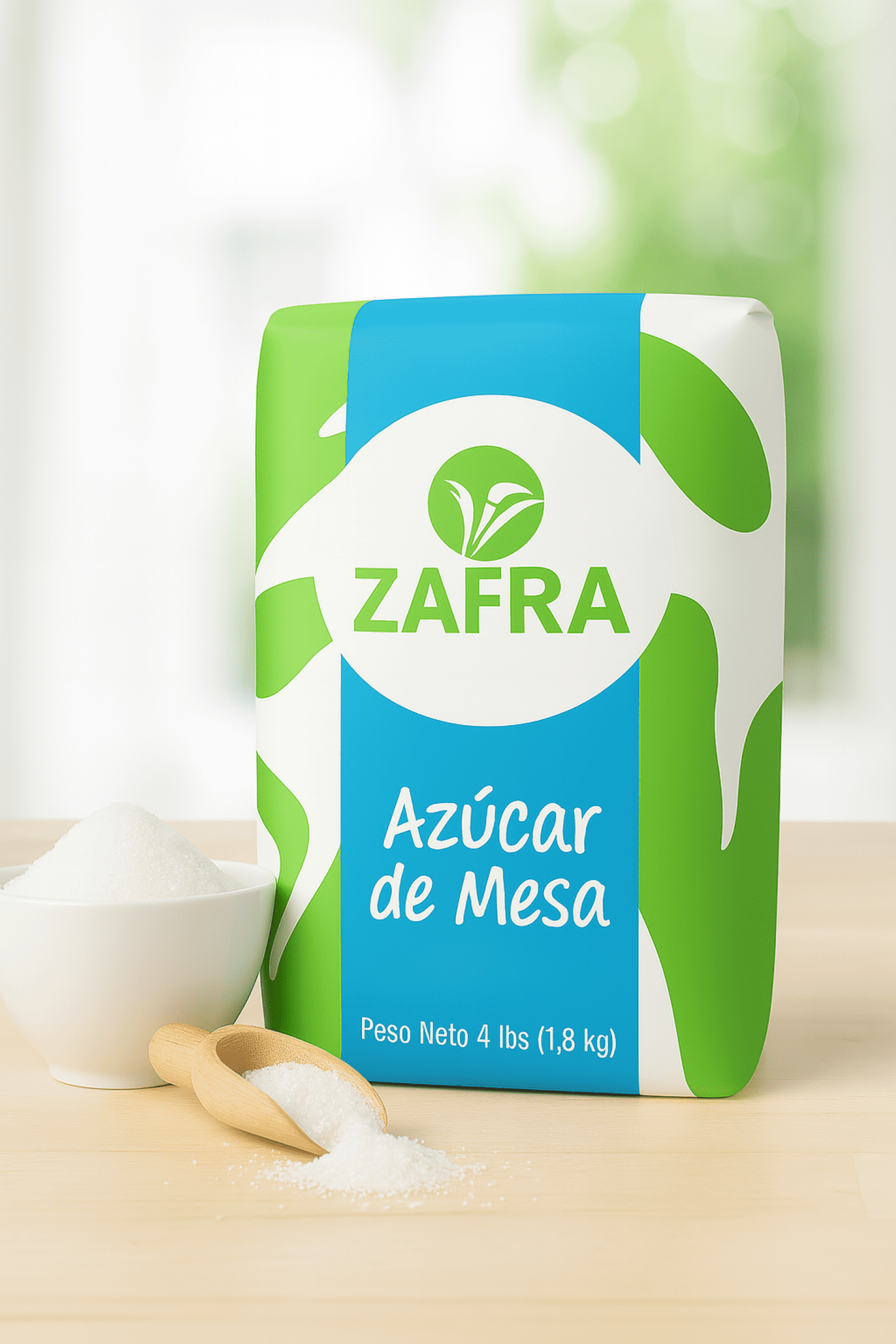 sugar s  Zafra Natural Table Sugar, Lightly Refined Cane Sugar, 4 lb (1.8