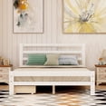 thumbnail image 3 of Full size White Low Profile 2 Drawer Storage Platform Bed, 3 of 5