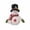 B, variant on DAMAI Christmas Table Decorations 10 Inch Pre-lit Cute Plush Snowman with Warm LED Lights Christmas Decorations Indoor Xmas Table Top Light Up Snowmen Battery Operated Tabletop Ornaments Xmas