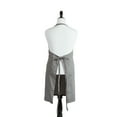 thumbnail image 3 of CC Home Furnishings Unisex Cotton Kitchen Chef Apron - 38" - Gray, 3 of 8