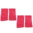 thumbnail image 1 of Knee Sleeves High Elastic Breathable Protector Pads for Ice Hockey Running Rose Red, 1 of 7