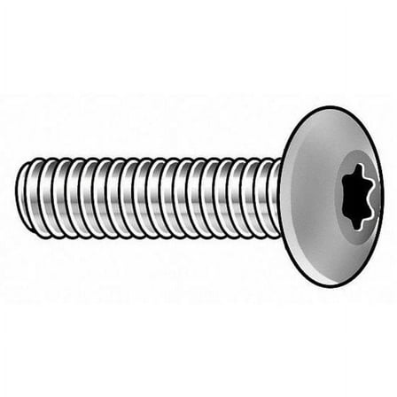 Tamper-Pruf Screws MS,1/4"-20,Zinc Plated,2 1/2"L,25PK 400440