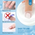 thumbnail image 6 of Saviland Clear Dip Powder - 60g Nail Dipping Powder Natural Colors for French Nail Tip Starter, 6 of 8