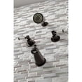 thumbnail image 4 of Kingston Brass KBX8145DPL Paris Two-Handle Tub and Shower Faucet, Oil Rubbed Bronze, 4 of 5