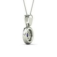 thumbnail image 3 of aaXia 10K White Gold 1/5ct. TDW Diamond and Tanzanite Pendant Necklace (H-I, I1-I2), 3 of 5