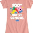 thumbnail image 3 of Peppa Pig - 100Th Day Of School George - Girls Toddler And Youth Fitted Short Sleeve Tee, 3 of 5