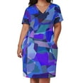 thumbnail image 3 of Vestido holgado con bolsillos azul Matisse Vestido para embarazadas vestido holgado para mujer, 3 of 7