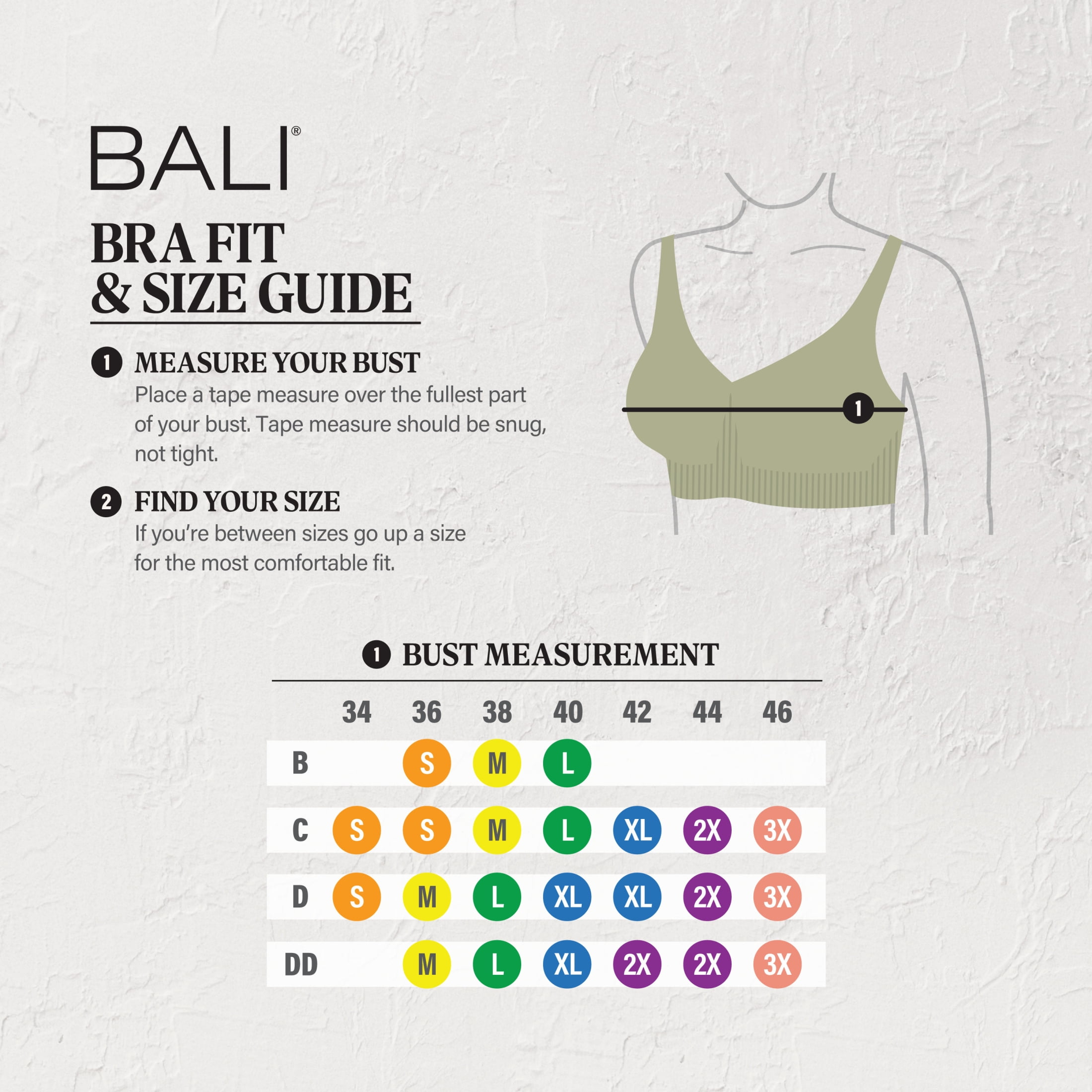 Bali Women's Cotton Modal Wireless Bra with Foam Cups