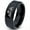 Black Bevel Polish Tungsten, variant on Tungsten Dragon Dragons Fire Breather Folklore Band Ring 8mm Men Women Comfort Fit Black Dome Brushed Polished