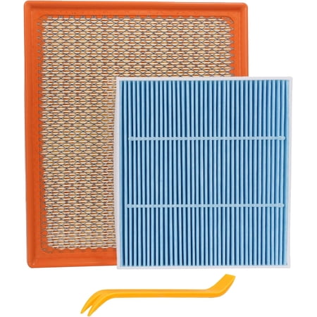 Ryvclim Engine Air Filter&Cabin Air Filter Combo Pack-Compatible with Toyota Tundra 2014-2021 4.6L/5.7L Sequoia V8-5.7L 2014-2022--CF10285&CA11895