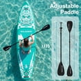 thumbnail image 6 of HLDIRECT 11'6" x 35" Inflatable Stand Up Paddle Board with Seat, Extra Long & Wide SUP Board, Non-Slip Stable Deck for Adults & Youth, 6 of 9