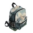 thumbnail image 2 of FORMRS School Backpack with Front Zippered Pocket 12" Student Travel Daypack, Watercolor Mountatin, 2 of 6