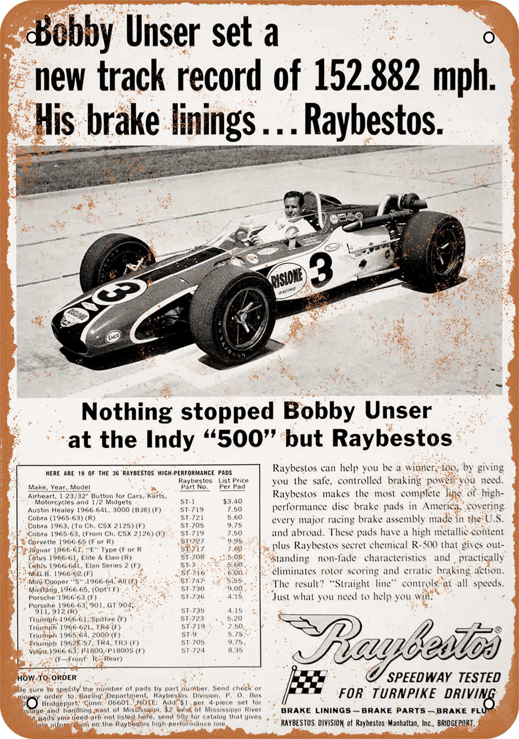 VINTAGE 1966 INDIANAPOLIS 500 MOTOR SPEEDWAY BROCHURE   FREE SHIPPING 