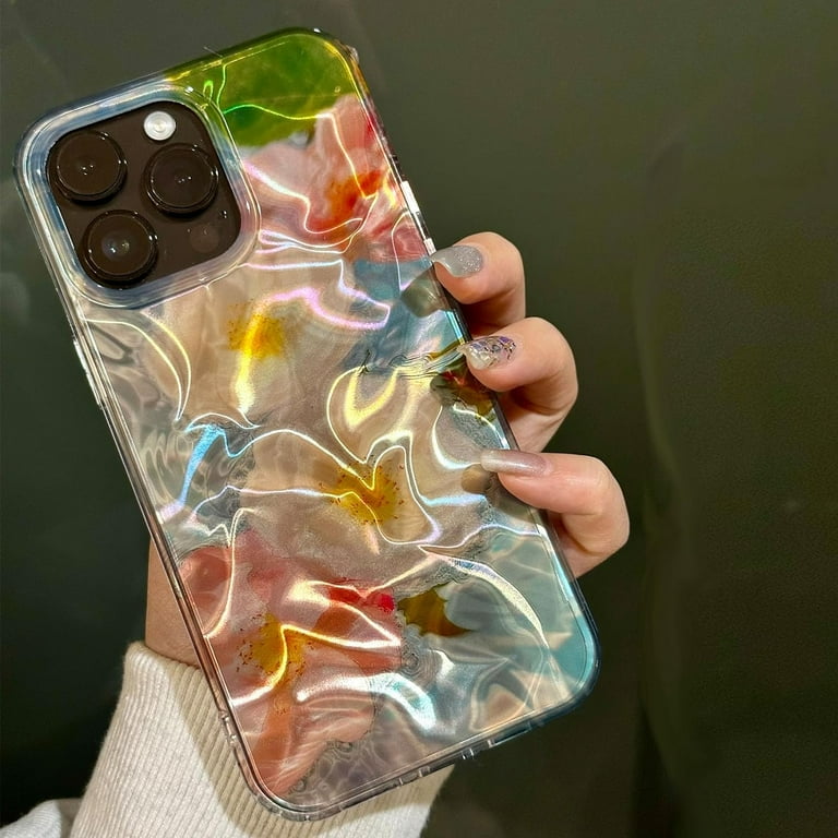 Hibiscus Flower Water Ripple Laser Phone Case Compatible with iPhone 15 Pro Max Aesthetic Bedazzled Glitter Summer Trendy Girls Women Gift Slim Cover ... Hibiscus Flower Water Ripple Laser Phone Case Compatible with iPhone 15 Pro Max Aesthetic Bedazzled Glitter Summer Trendy Girls Women Gift Slim Cover ...
