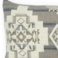 thumbnail image 5 of Ultra Soft Light Gray Southwest Handmade Lumbar Pillow Cover, 5 of 6