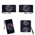 thumbnail image 4 of ZUXONGSY Moon Lily Butterfly Hummingbird Print 2 Pack Purses and Handbags for Women Fashion Top Handle Satchel Handbags with PU Lightweight Credit Card Holder Wallet for Shopping Hiking, 4 of 5