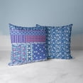 thumbnail image 2 of Bouquet Haven Throw Pillow in Blue 18x18, 2 of 5