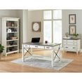 thumbnail image 5 of Pemberly Row Open Wood Bookcase Storage Cabinet Office Shelves White, 5 of 5