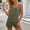Army Green, variant on Womens Soft Breathable Cotton Modal 2 Piece Pajama Set V Neck Short Sleeve Lounge Purple,Size S