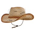 thumbnail image 3 of Sun Hat with Western Cutout Design and Wide Brim for Beach Travel Outdoor Cowboy Style Lightweight, 3 of 4