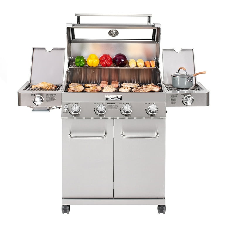Monument Grills Burner, Side Sear Burner Propane Gas Grill