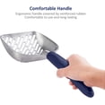 thumbnail image 5 of RUseeN Cat Litter Scoop, Aluminum Alloy Sifter, Kitty Metal Scooper, Deep Shovel, Long Handle, Poop Sifting, Kitten Pooper Lifter, Durable, Heavy Duty, for Litter Box, 5 of 6