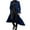Blue, variant on Honeeladyy Men's Winter Long Trench Coat Easy Color Warm Lapel Coat Business Casual Coat Winter Coats